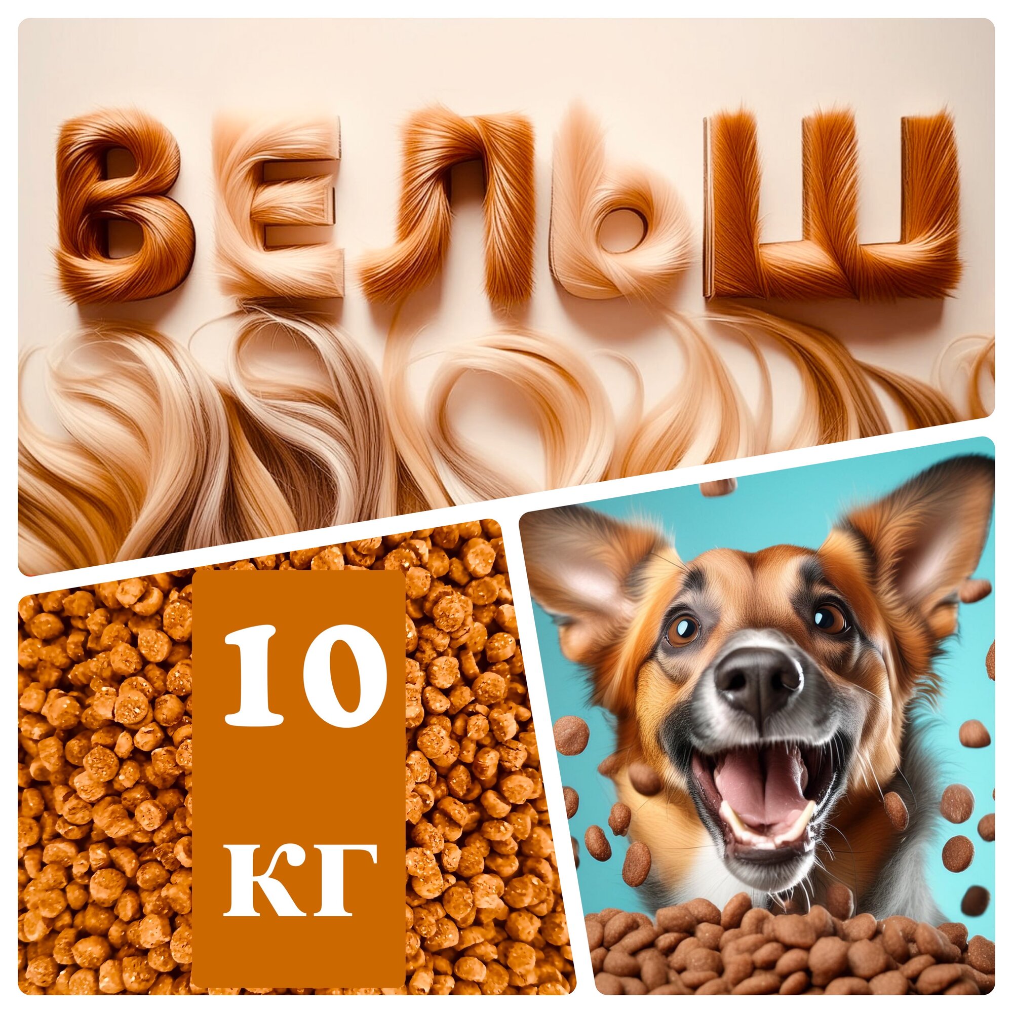 Сухой корм "Вельш" для собак всех пород и возрастов, эконом - класс, 10 килограмм — фото 1