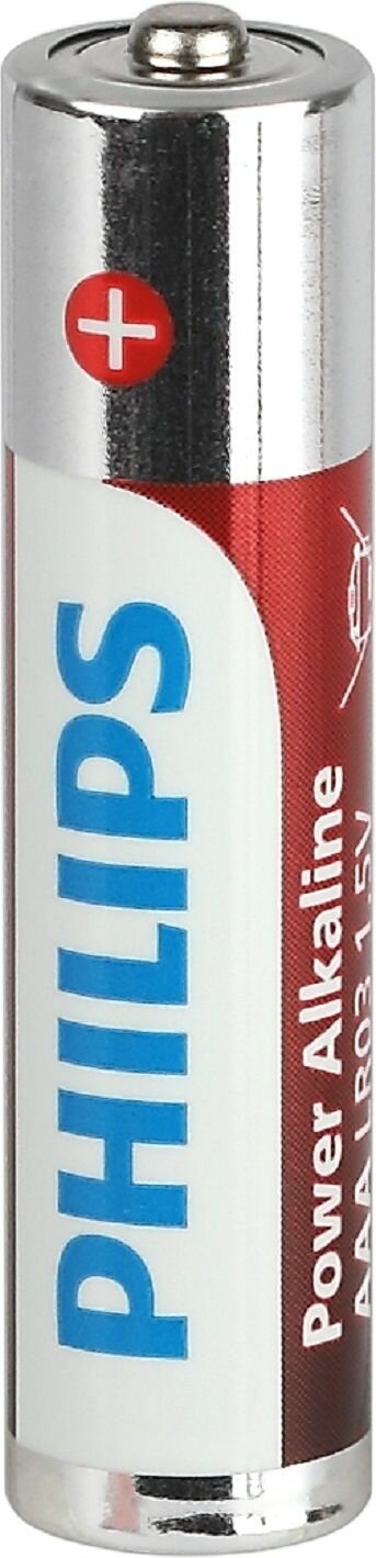 Батарейки Philips Power ААА алкалиновые 1,5v 8 шт LR03-8BL