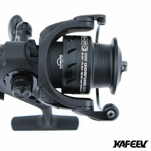 Катушка фидерная ERAFISHING BJ 3000 с байтранером (6+1 подшипник), запасная шпуля в комплекте