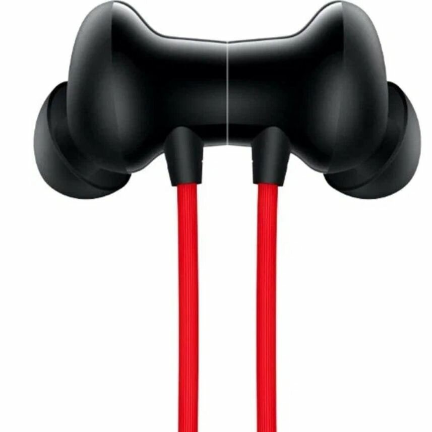 Беспроводные наушники Bluetooth OnePlus Bullets Wireless Z2, (Acoustic Red) красные — фото 1