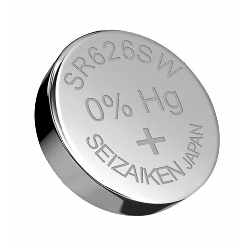 Батарейка SEIZAIKEN 377 (SR626SW) Silver Oxide 1.55V (1 шт.)