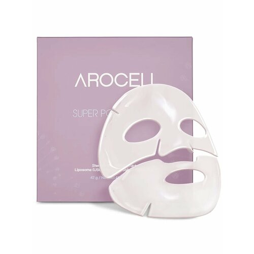 Концентрированная ампульная гидрогелевая маска с низкомолекулярным коллагеном Arocell Super Power Mask EX 42 гр 490₽