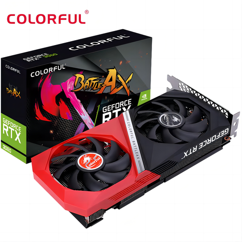 Видеокарта Colorful GeForce RTX 3060 NB DUO 12G V2 L-V Трассировка лучей Nvidia DLSS 3 39500₽