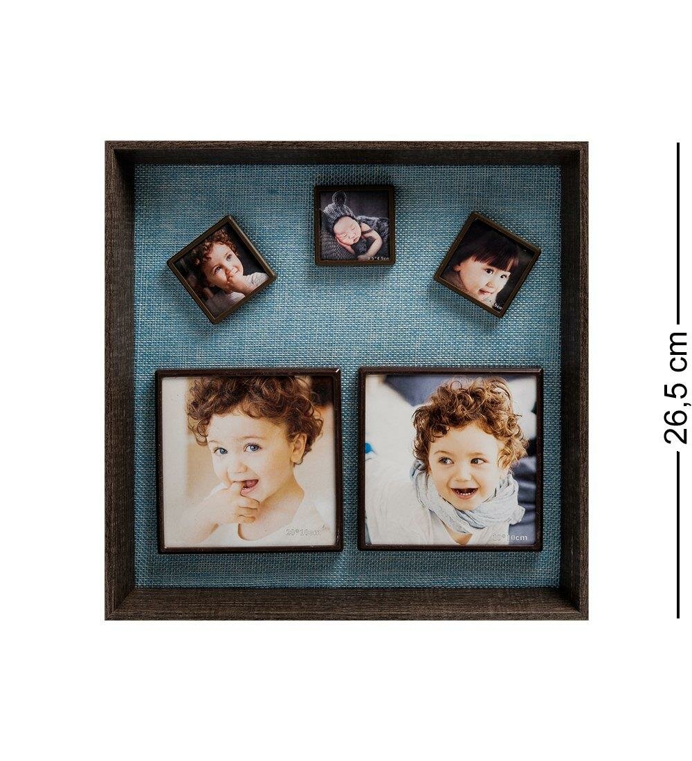 Панно из фоторамок на магните A2116095 Art Home  Пластик  ткань  магнит