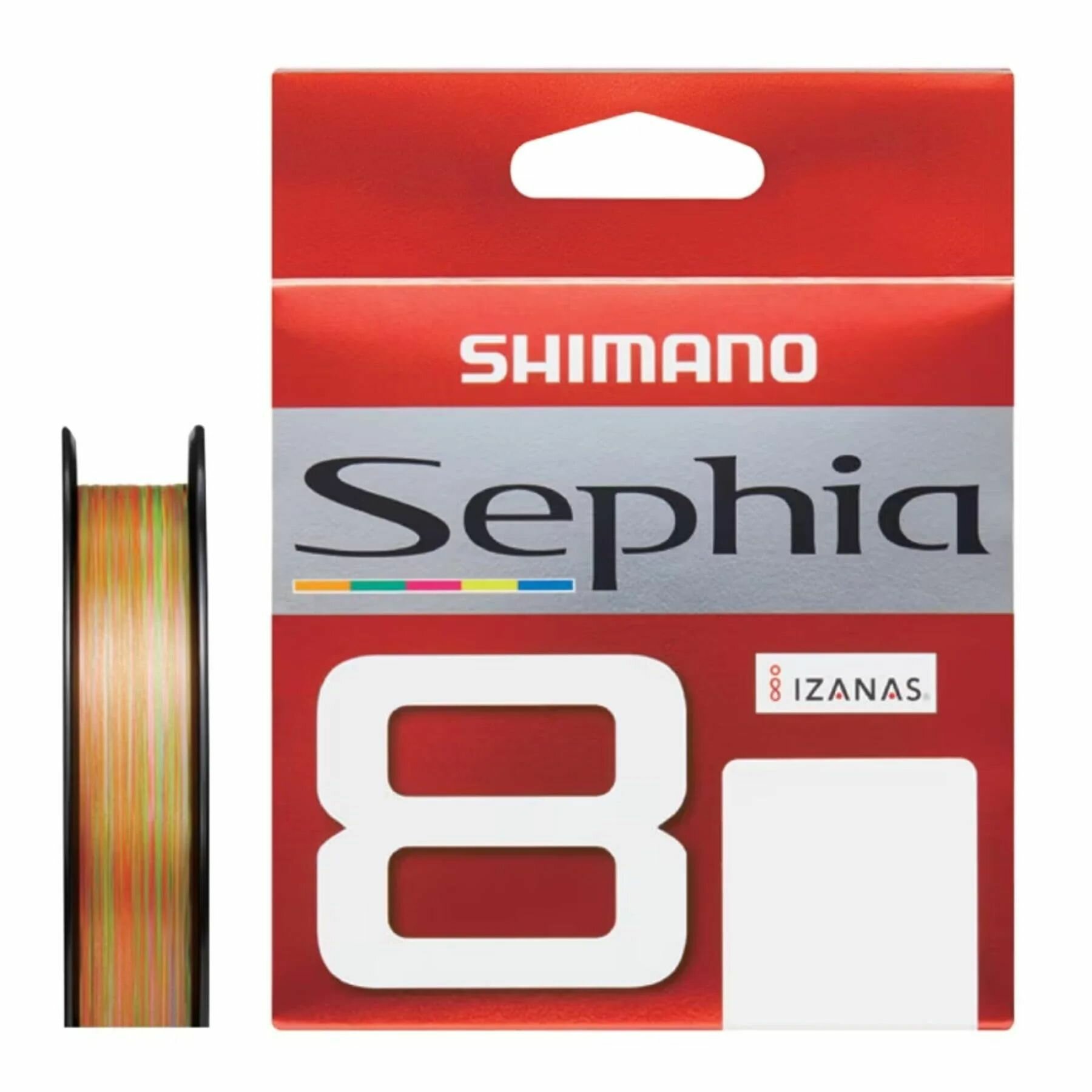 Шнур PE Shimano LD-E51W 150м Sephia 8 PE 10Mх5Color, 0.8, 18,3lb — фото 1