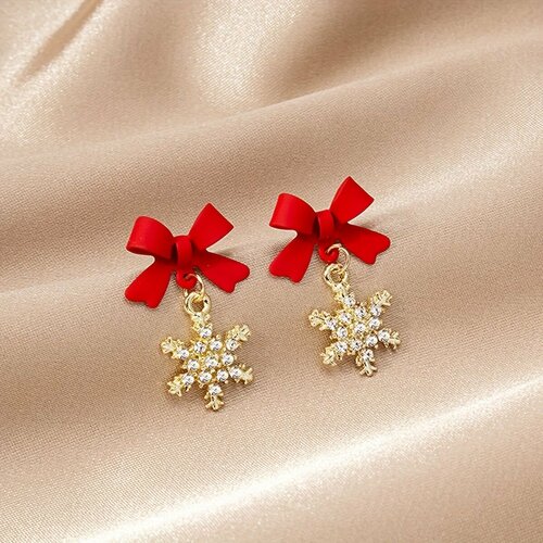 Серьги пусеты Jasmine House, золотистый