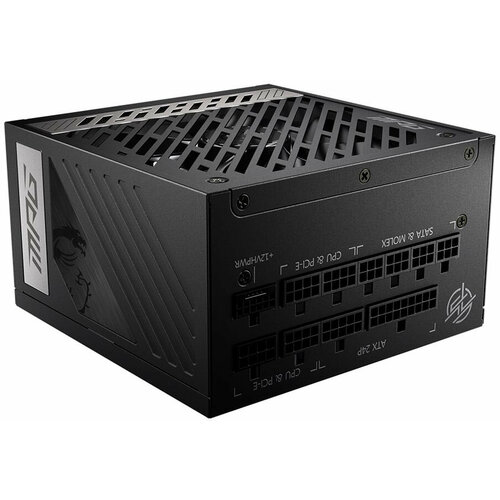 MSI Блок питания MSI ATX 1000W MPG A1000G 80 gold 24pin APFC 135mm fan 12xSATA Cab Manag RTL 23070₽