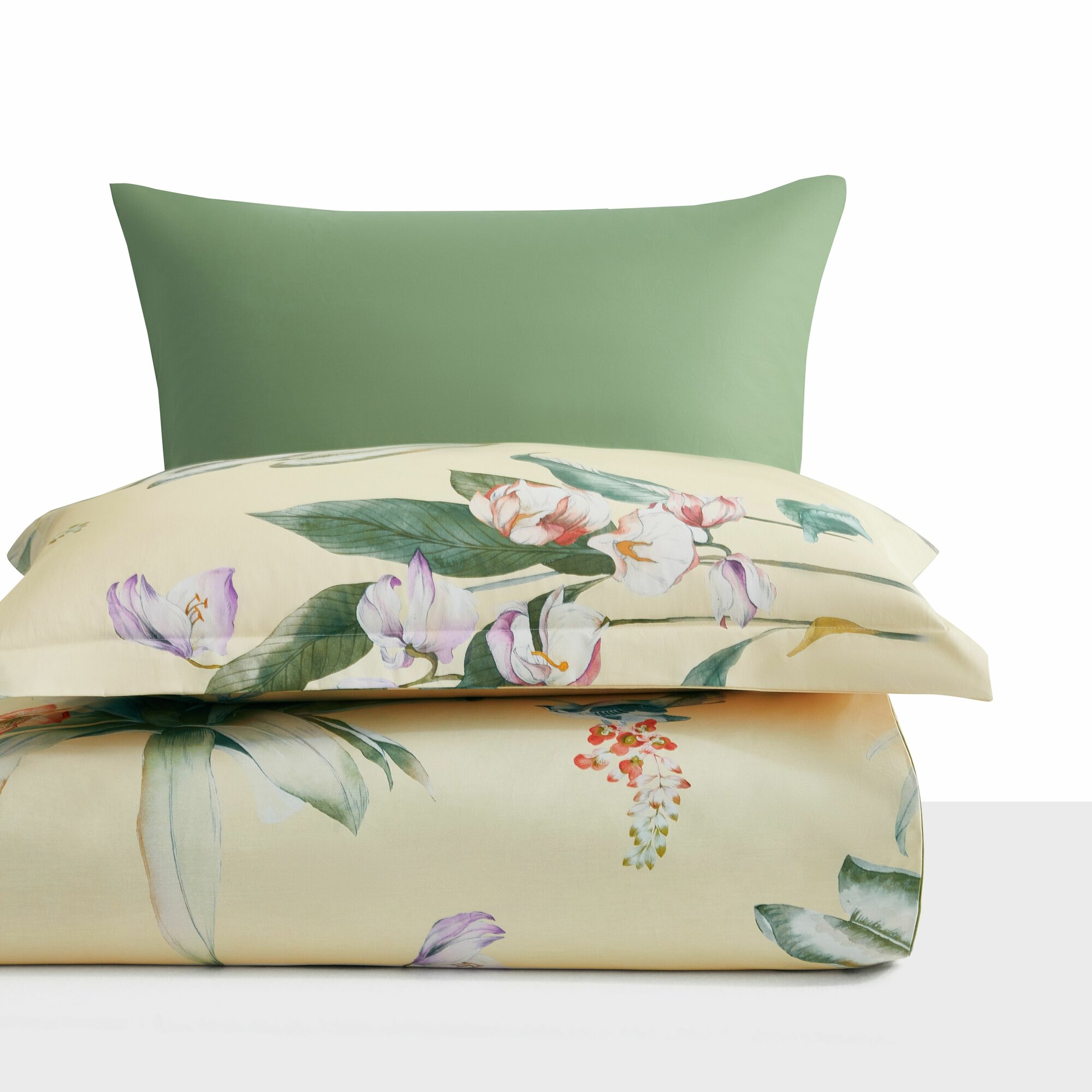 Постельное белье комплект 2 спальный Евро Arya Alamode Henna cotton 4 наволочки (50х70; 70х70) — фото 1