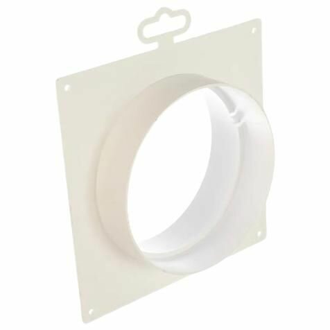 Соединитель круглых каналов с накладной пластиной D125