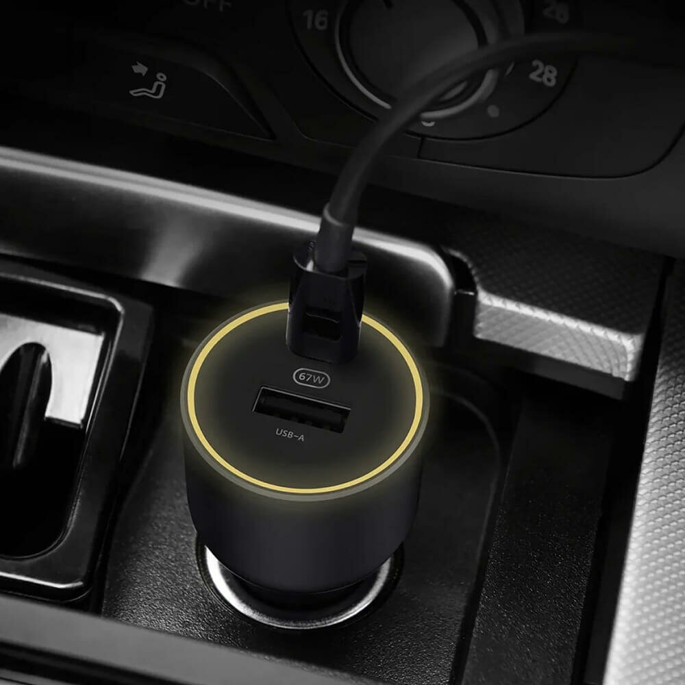 Автомобильное зарядное устройство Xiaomi 67W Car Charger черный: использование в путешествиях и поездках