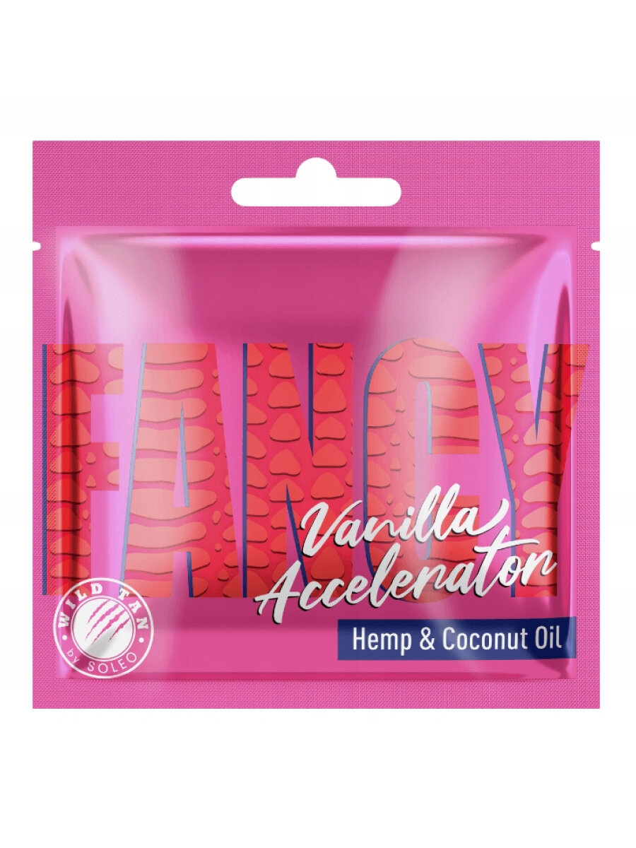Soleo Крем-ускоритель для загара увлажняющий с тирозином / Wild Tan Fancy Vanilla Accelerator, 15 мл