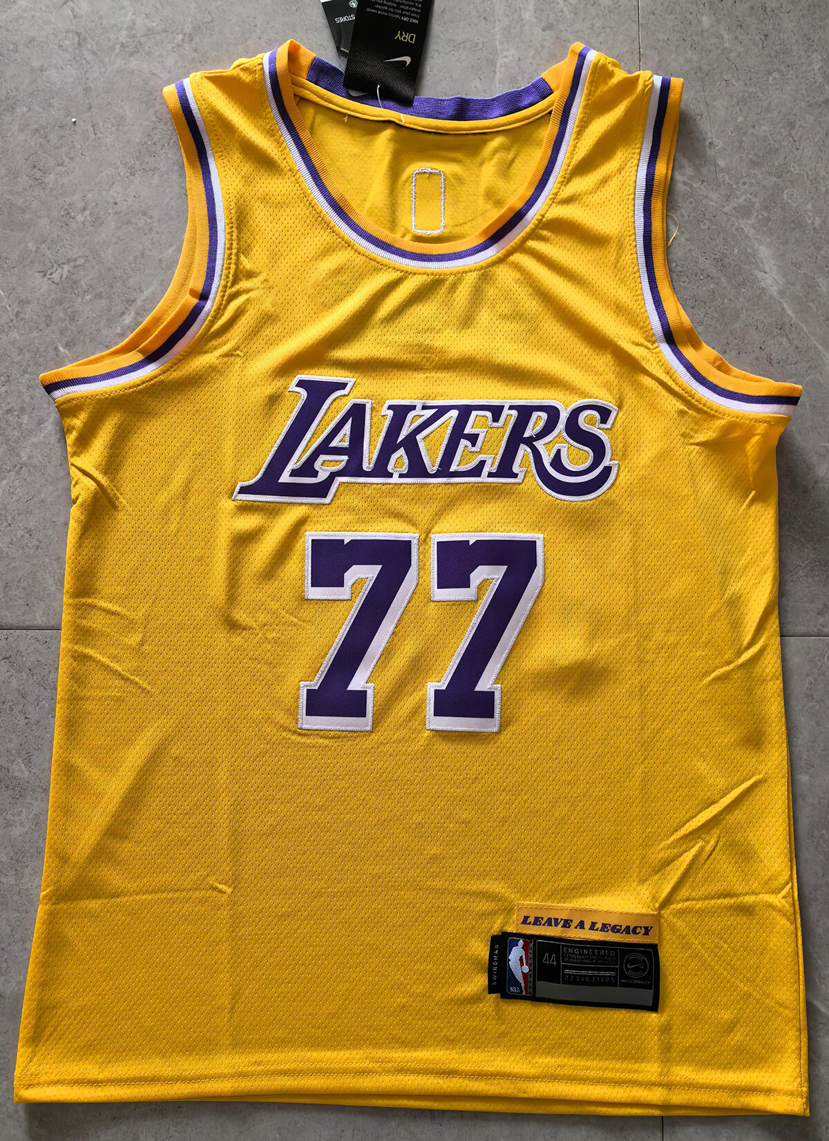 Джерси NBA, 1 шт., размер 2XL, желтый
