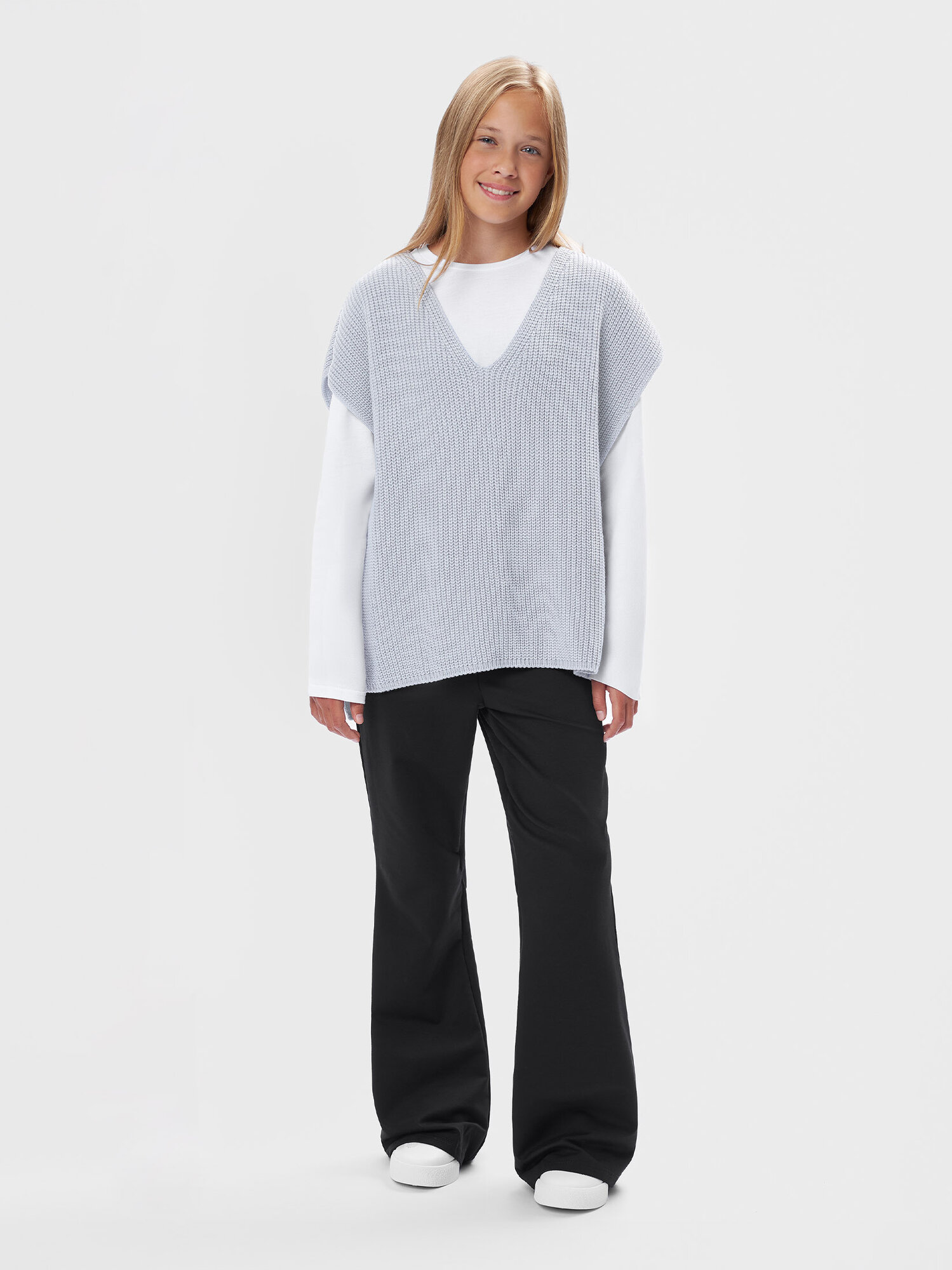 Школьный жилет Bossa Nova, размер р.140, серый — фото 1