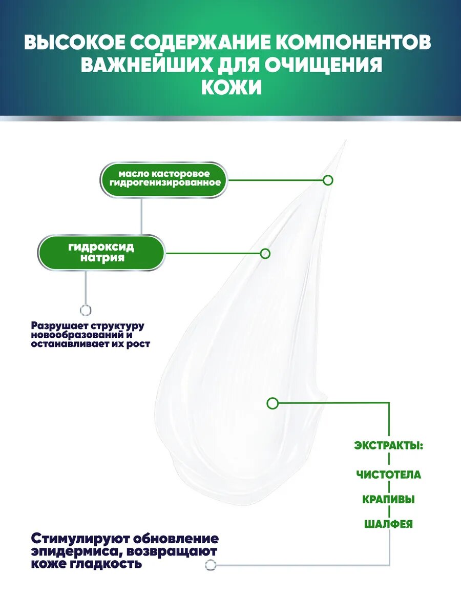 Гель "Клареол", от бородавок и папиллом, натуральный состав, 50мл — фото 1