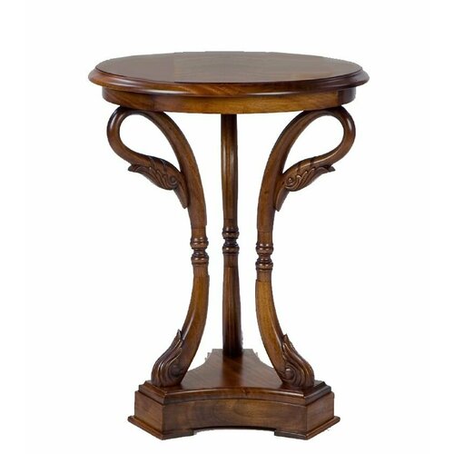 Журнальный столик Индонезия из массива красного дерева 54x54x69см