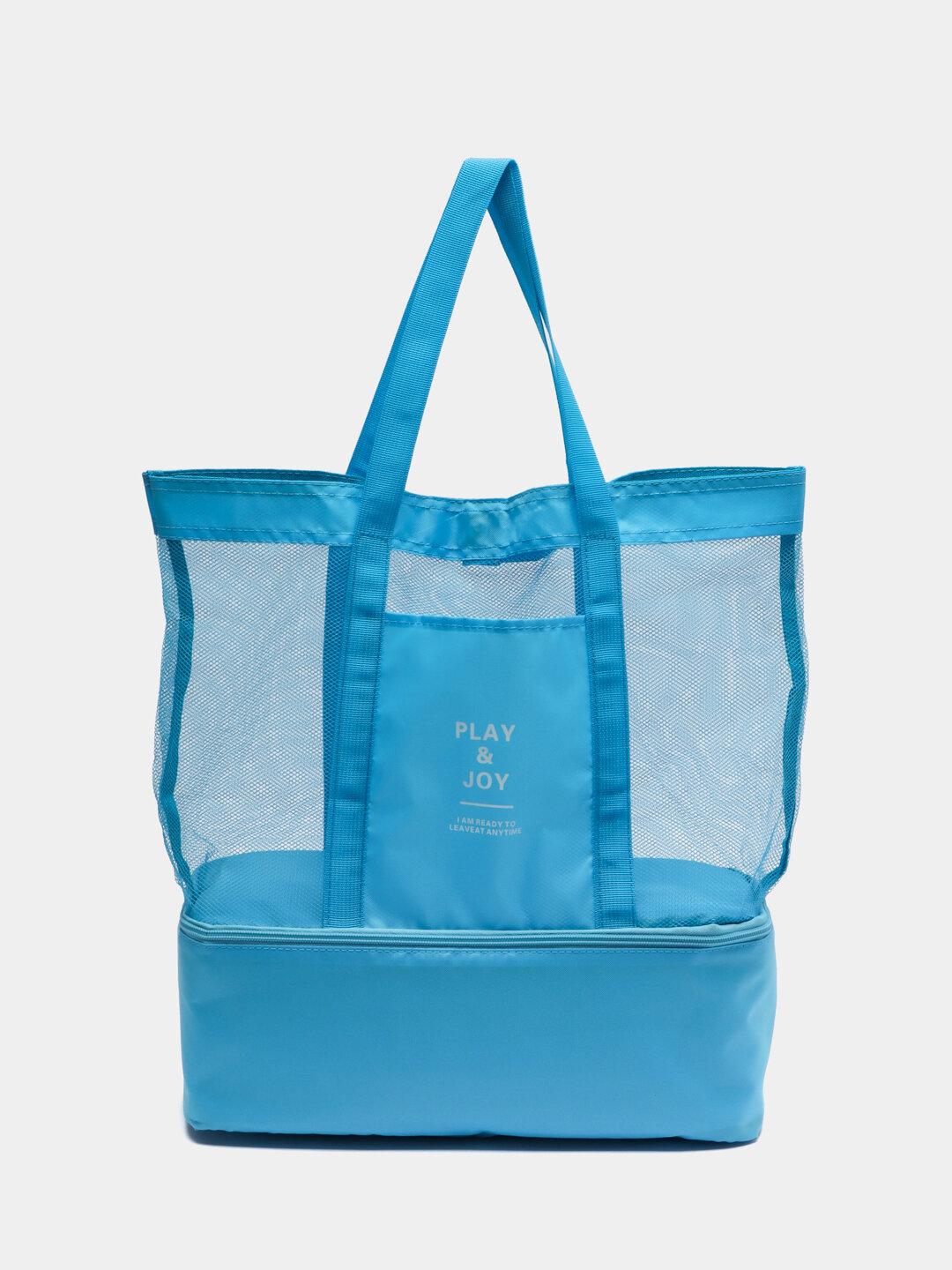 Пляжная сумка-холодильник/ Термосумка Цвет Голубой
