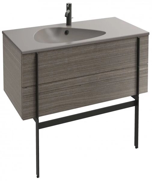 Тумба фактурный дуб 100 см Jacob Delafon Nouvelle Vague EB3032-E73