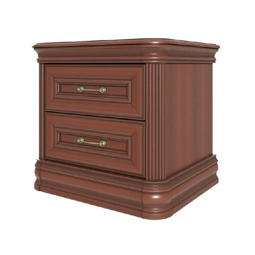 Тумба прикроватная Василиса с 2-мя ящиками махагон 28058₽