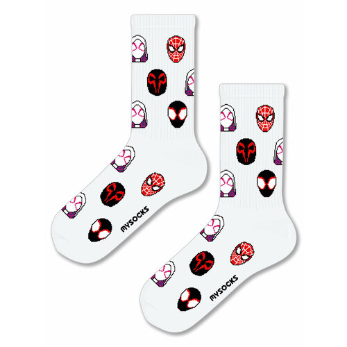 yomtov nel michelinie david lente fred van marvel verse venom Носки MySocks, размер 36-43, белый