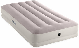 Кровать надувная Intex 64177 PRESTIGE MID-RISE, с насосом USB, 99х191х30 см