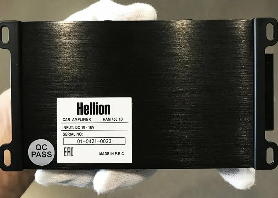 Усилитель автомобильный Hellion HAM 450.1D 1-канальный моноблок 550Вт RMS автозвук