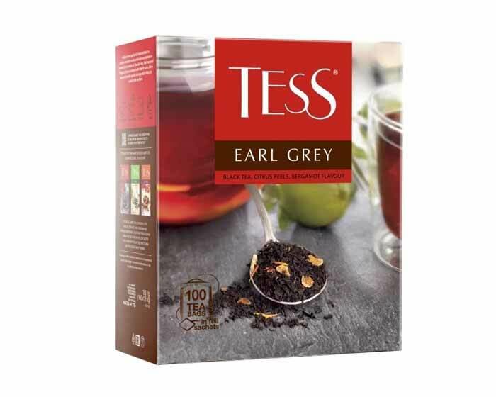 Чай черный Tess Pleasure Earl Grey с ароматом бергамота 25 пак ОРИМИ - фото №11