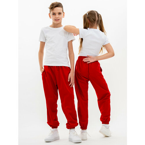 Брюки спортивные Acccel, размер 158, красный спортивные костюмы kogankids спортивные брюки для мальчика камуфляж