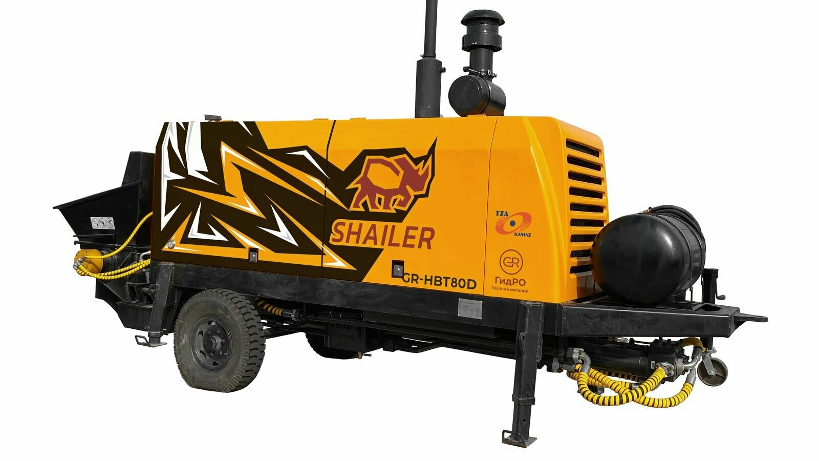 Стационарный бетононасос Shailer GR80D