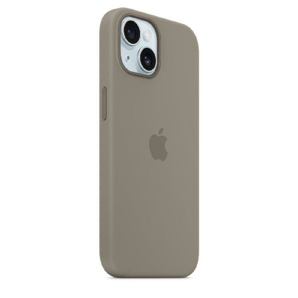 Чехол оригинальный Apple для Iphone 15 Silicone Case - Clay - фото №2