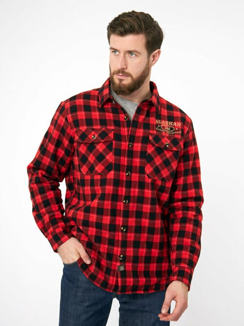 Рубашка Alaskan, размер 50-52, красный