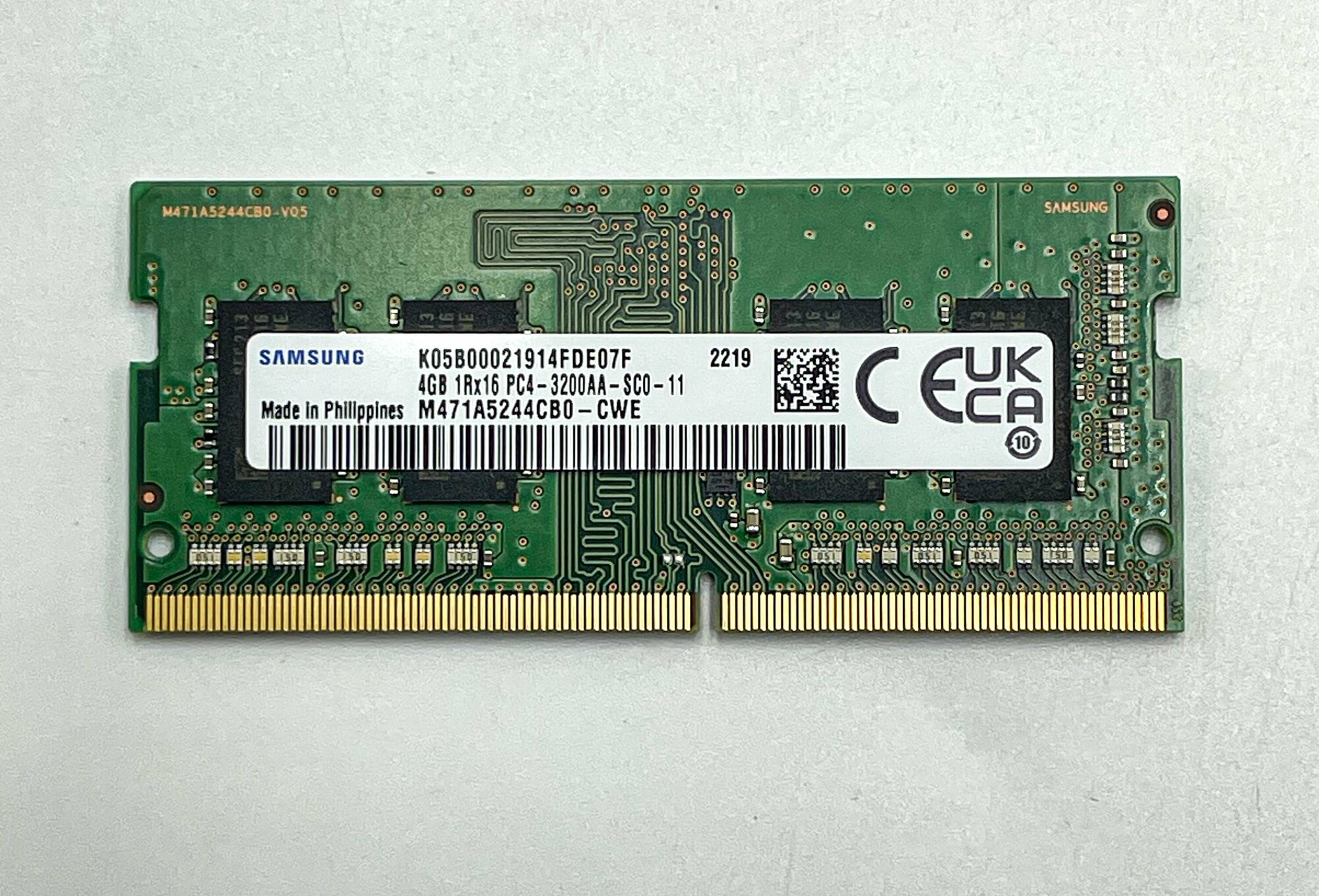 Оперативная память SO-DIMM DDR4 4G 3200Mhz