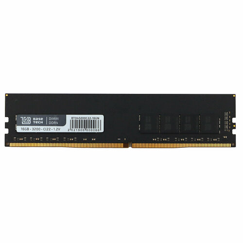 Оперативная память BaseTech DIMM DDR4 16Гб3200МГц CL22 BTD43200C22-16GN 386400₽