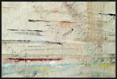 Изображение товара Магнитная настенная доска АртБорд "Холст художника" полимерная для коллекции магнитов, с горизонтальным и вертикальным креплением, для дома, в тонком алюминиевом багете, 60х40 см