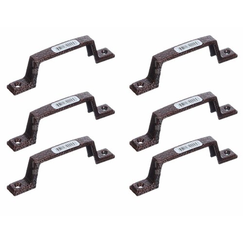 Ручка-скоба РС-60-С мм полимерное покрытие антик медный комплект 6 штук 900₽