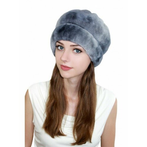 фото Шапка lemmex шапка "кесси", размер 57-58, голубой