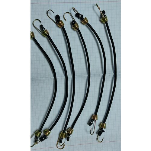 Стяжка эластичная D-6мм длина 28см 6шт 402₽