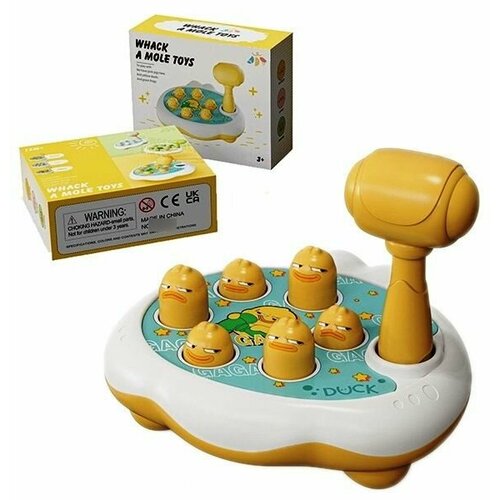 Стучалка-забивалка DUCK в коробке, 2 шт игра стучалка играем весело в коробке