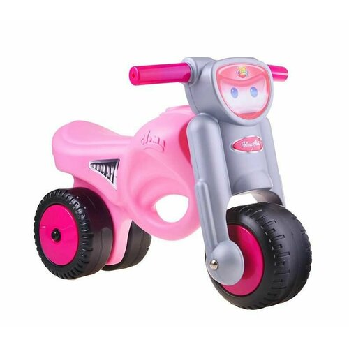 Каталка-мотоцикл Мини-мото розовая