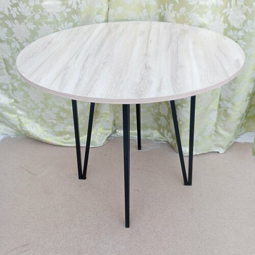 Стол Круглый D 60 СМ ДУБ юстус , Для Кухни, Кафе, Бара, Гостиной