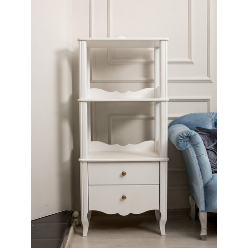 Этажерка K-home Асти 2 яруса (молочный дуб)