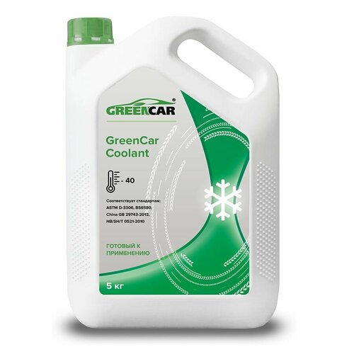 Антифриз GreenCar Coolant, 5л