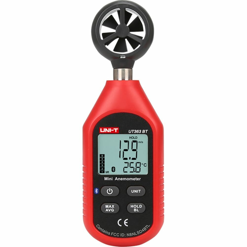 UNI-T UT363BT Анемометр-термометр с крыльчаткой цифровой 00-00011273
