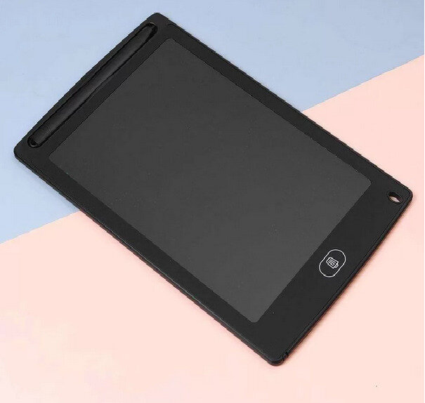 Графический планшет для заметок и рисования детский LCD Writing Tablet 10 дюймов со стилусом / черный / Интерактивная доска / Планшет для рисования / Электронный блокнот