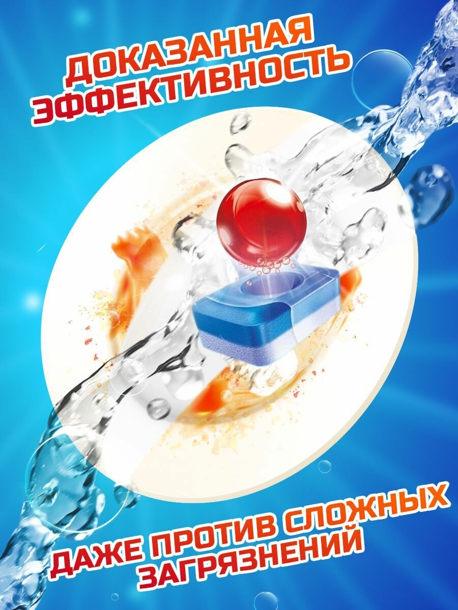 Таблетки для посудомоечной машины Finish Power Essential XXXL, 100 шт, с ароматом лимона без резкого запаха, бесфосфатные капсулы, моющее средство для чистки и мытья посуды в ПММ, Польша — фото 1