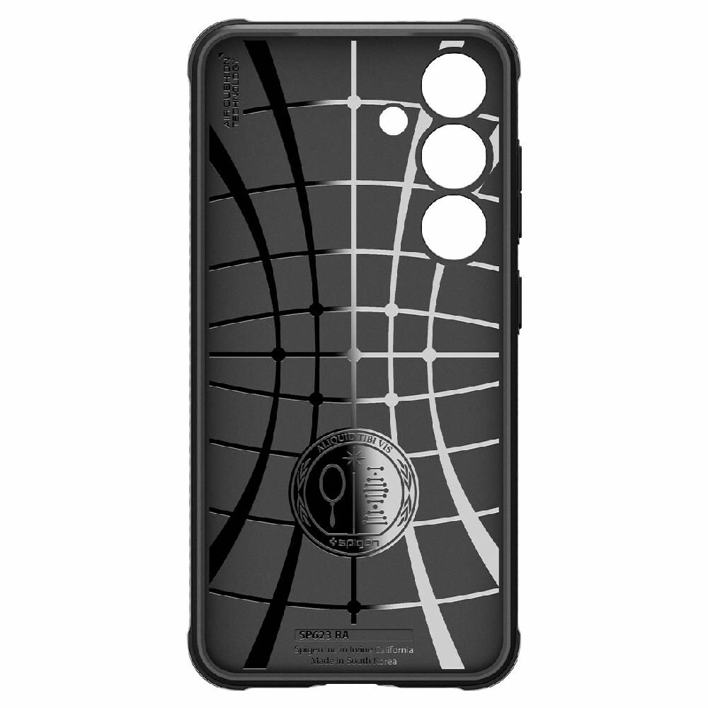 Чехол Spigen на Samsung Galaxy S24 (ACS07346) Rugged Armor / Спиген чехол для Галакси С24 накладка, противоударный, с защитой камеры, черный — фото 1