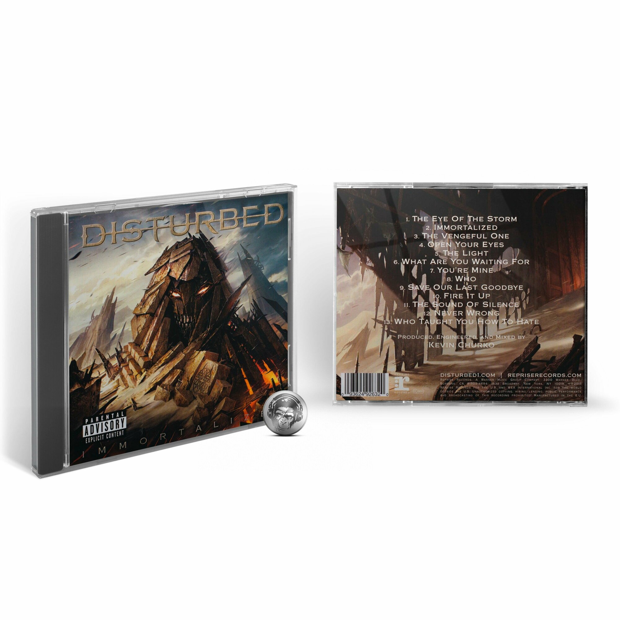 Disturbed - Immortalized (1CD) 2015 Jewel Аудио диск Медиа - фото №1