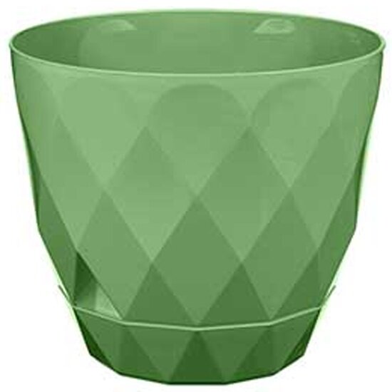 Горшок Idiland Laurel для цветов D220мм 4,5л с поддоном зеленый (221611018/01)