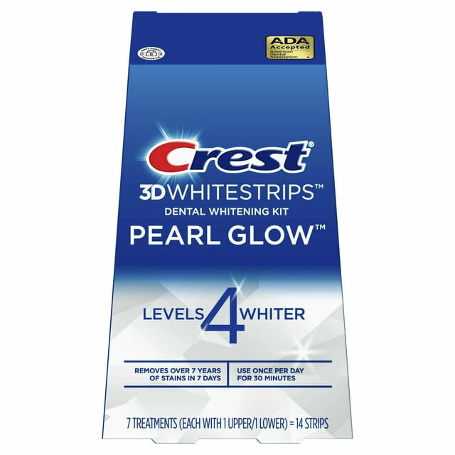 Отбеливающие полоски для зубов Crest 3D Whitestrips Pearl Glow