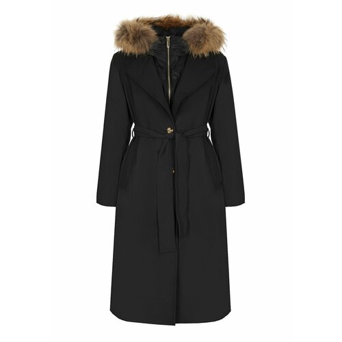 Пальто PennyBlack, размер 44, черный пальто pennyblack размер 44 черный