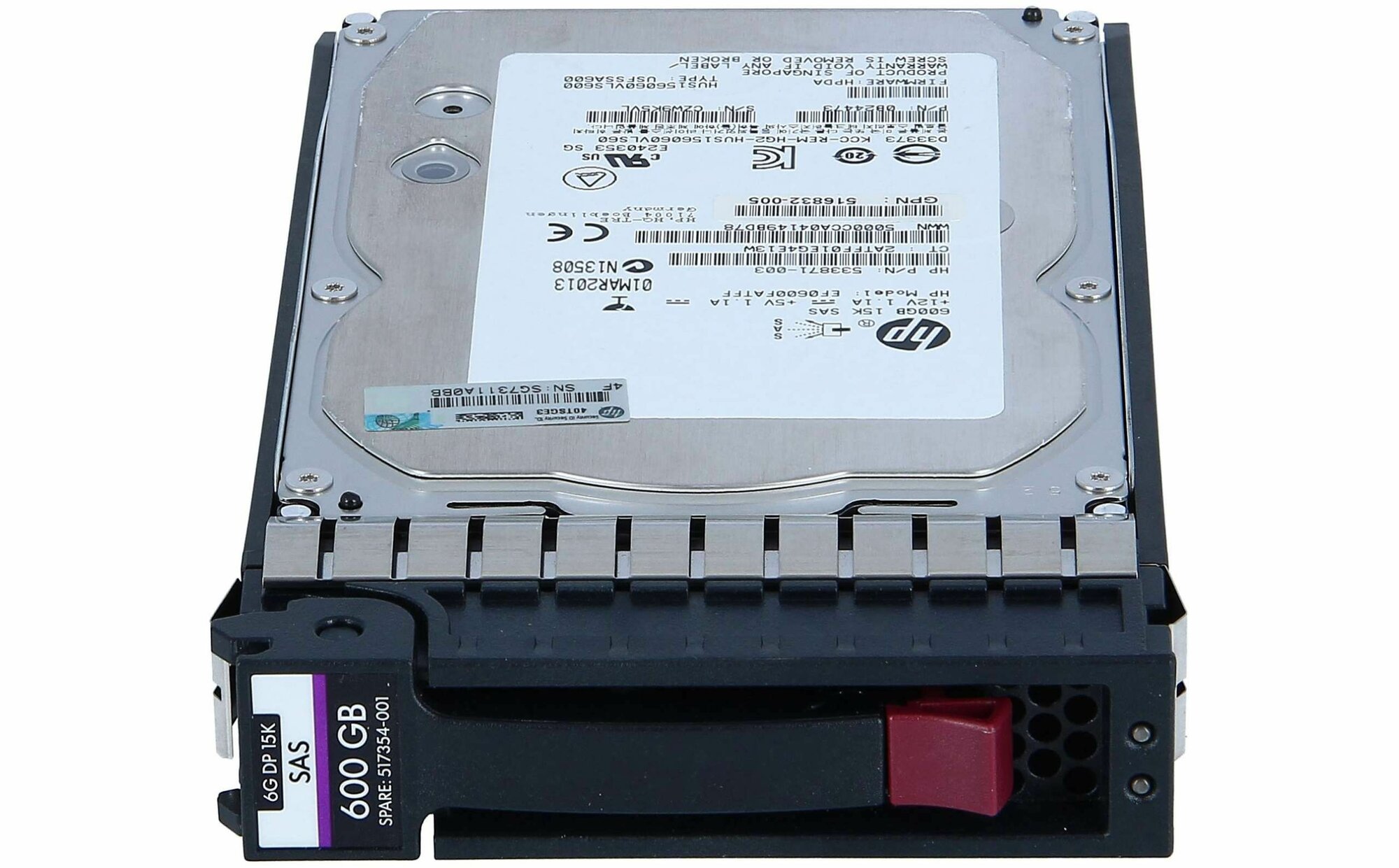 Жесткий диск HP 600GB 872844-B21 2.5" SAS 12G 15K 873032-001